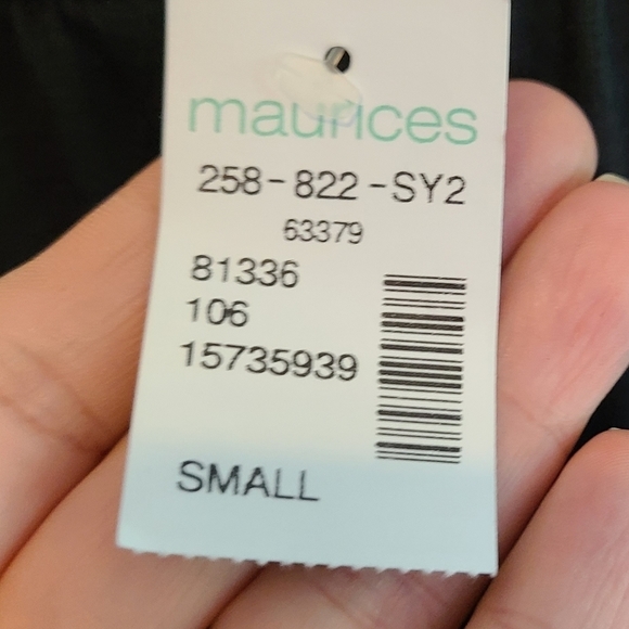 NEW! Maurices Sequined Cold Shoulder Top - Picture 8 of 8